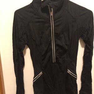 Lululemon running LS top size 2 black